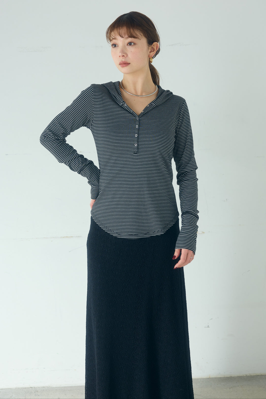 ボーダーフーディーロンT