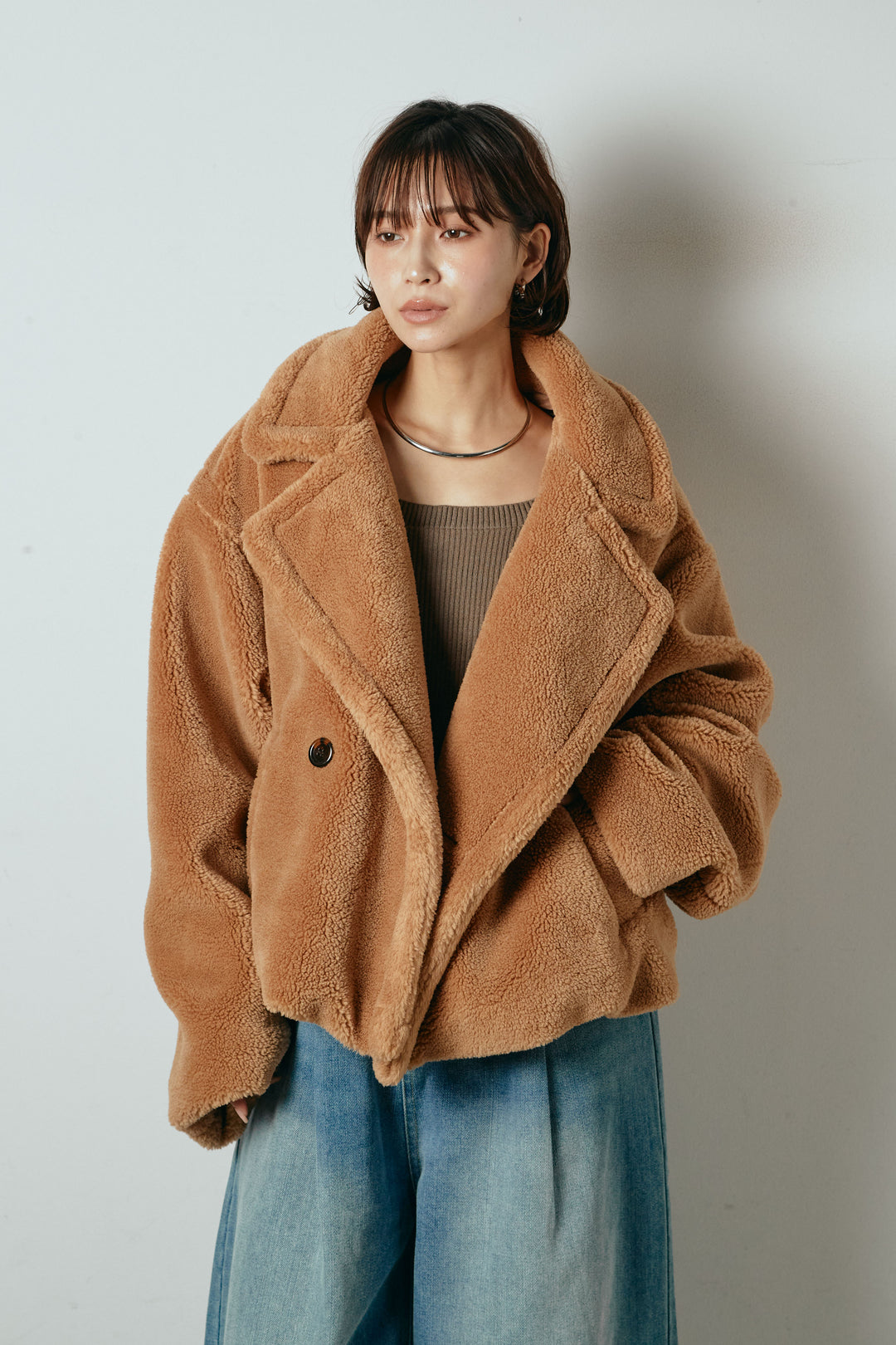 【1月上旬発送】テディボアショートジャケット