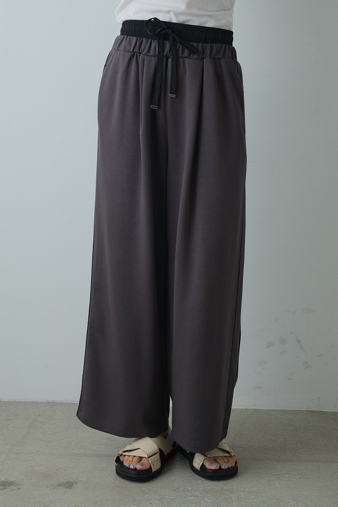 ダブルウエストスウェットパンツ