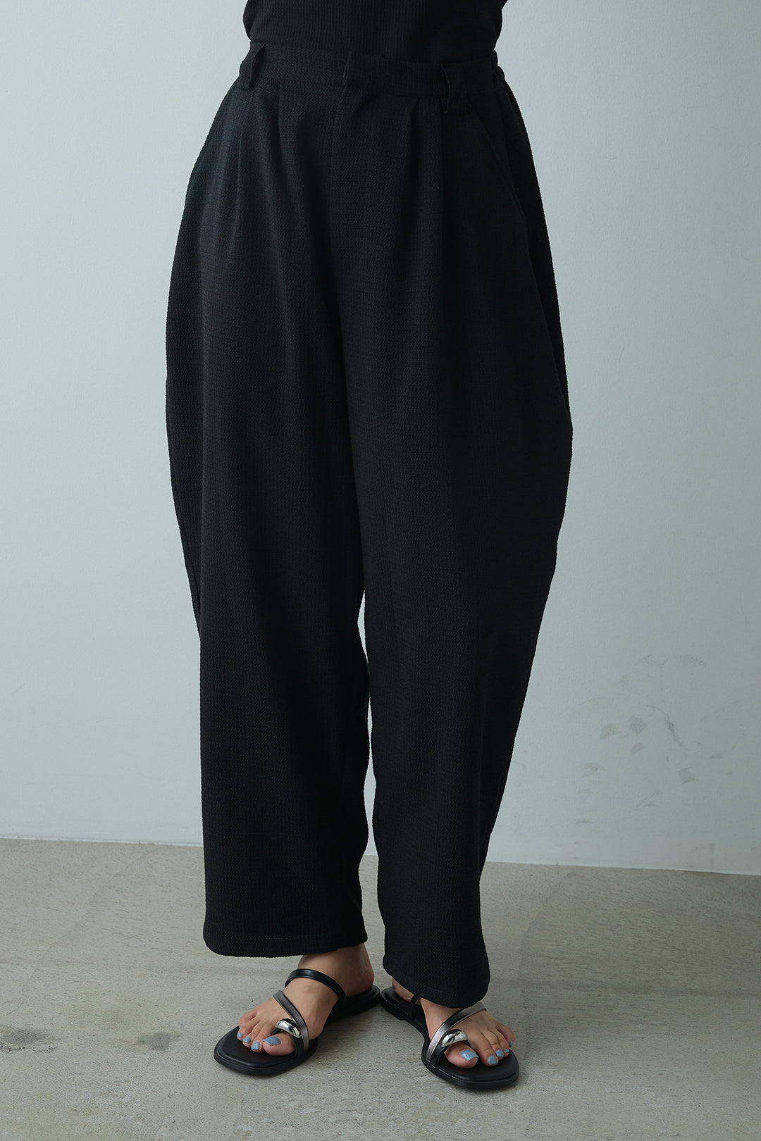 ツイードタックパンツ