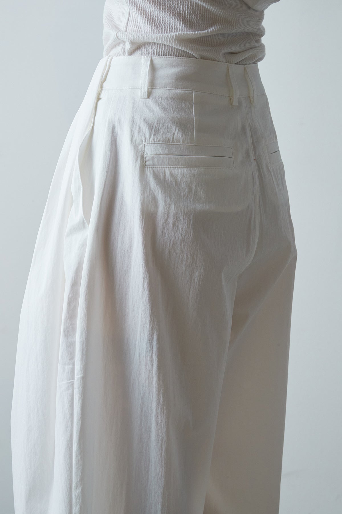 mp12810- Natural Age Wide Balloon KATSURAGI Pants ワイド