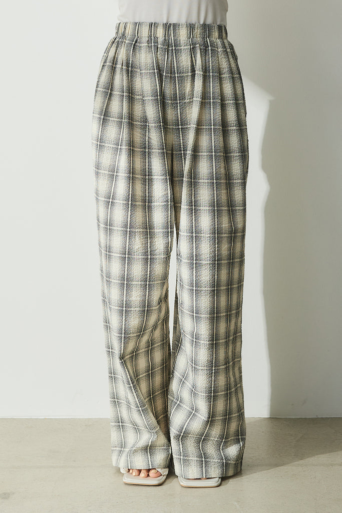 【特価】 タータンチェックワイドパンツ – ESICA パンツ