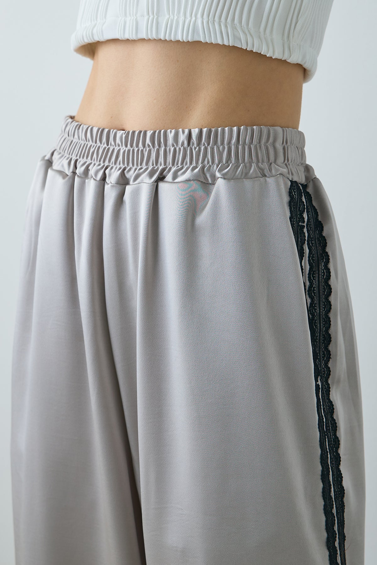 SET]シアーダブルテーラードジャケット+サテンレースライン