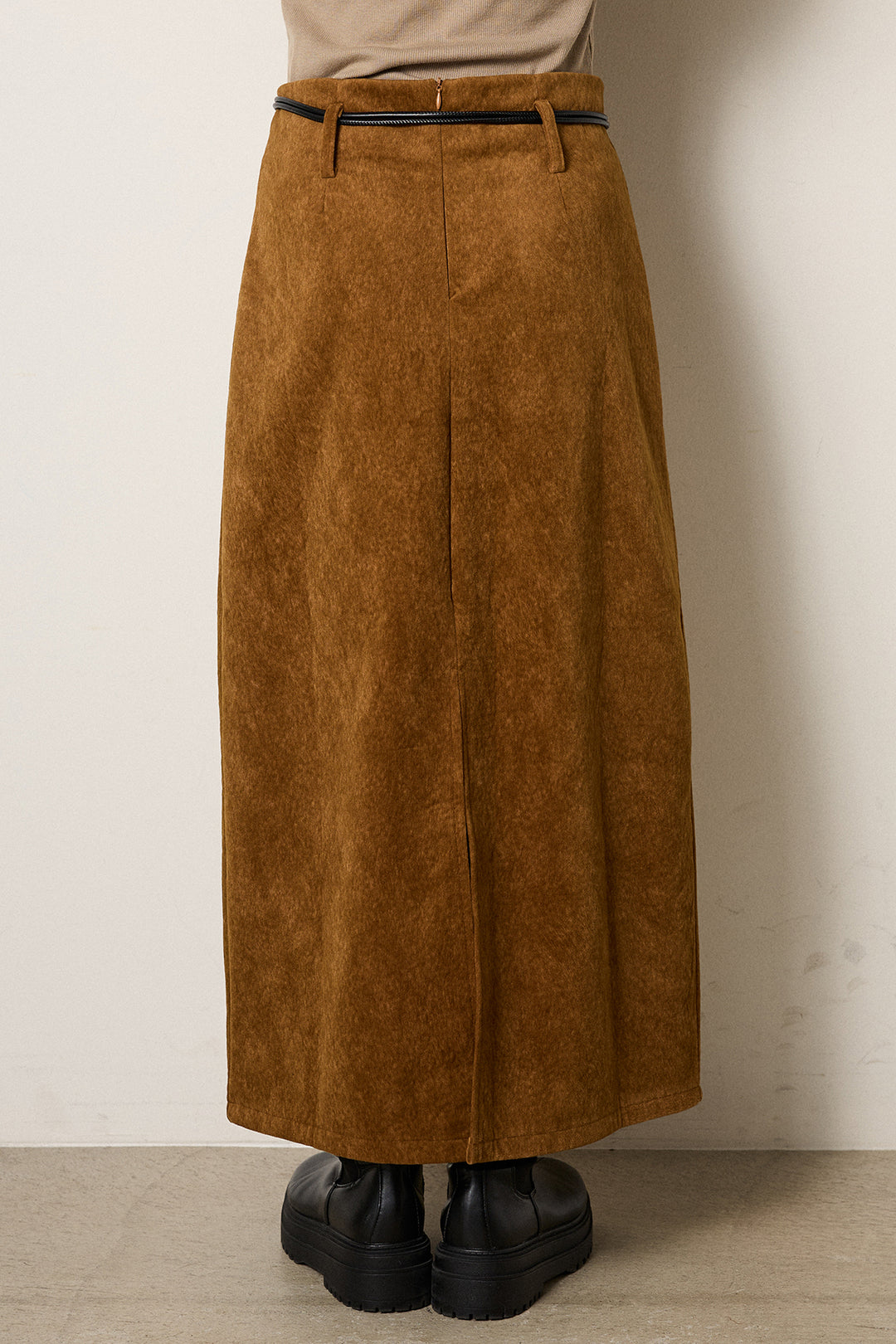 【着回しセット】[SET]モヘアタッチマーブルニット+モヘアタッチマーブルニット+ロープベルト付きスウェード調スカート(3set)