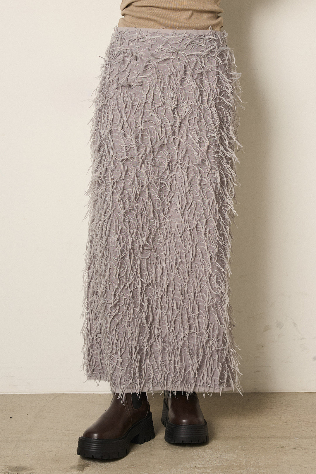 フリンジデザインスカート