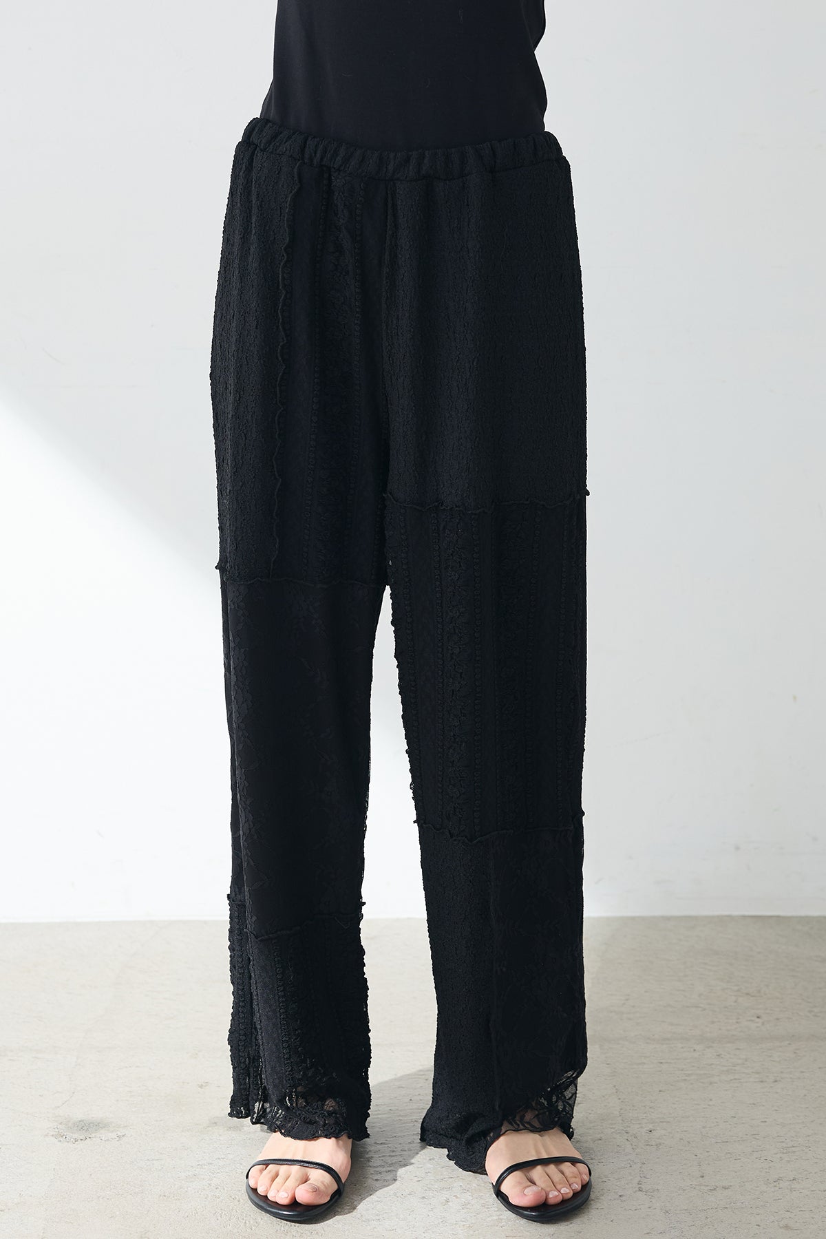 即納】パッチワークレースパンツ – ESICA