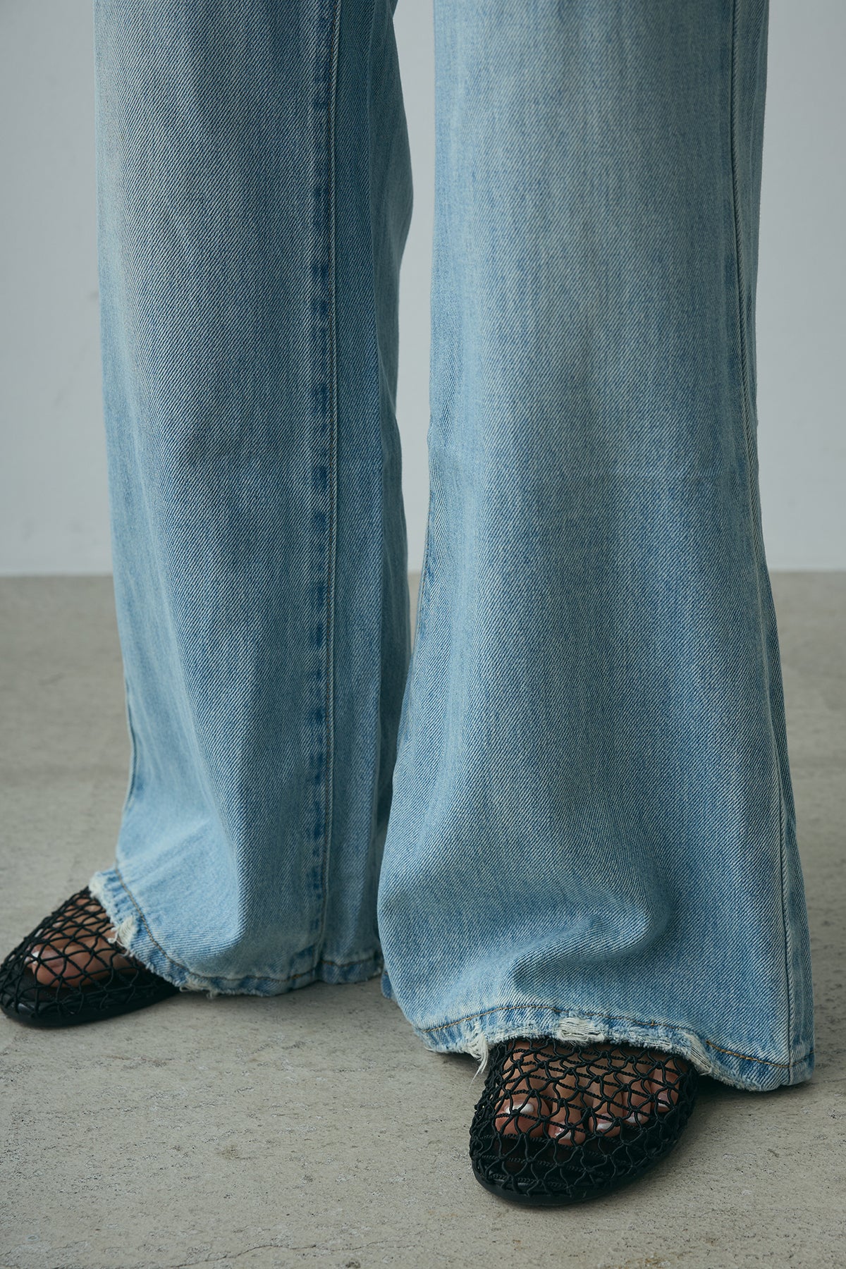esica レイヤードデニムパンツ レイヤードデニムパンツ – ESICA