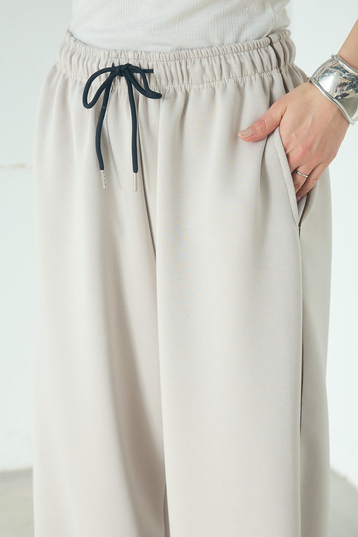 サイドラインスムーススウェットパンツ