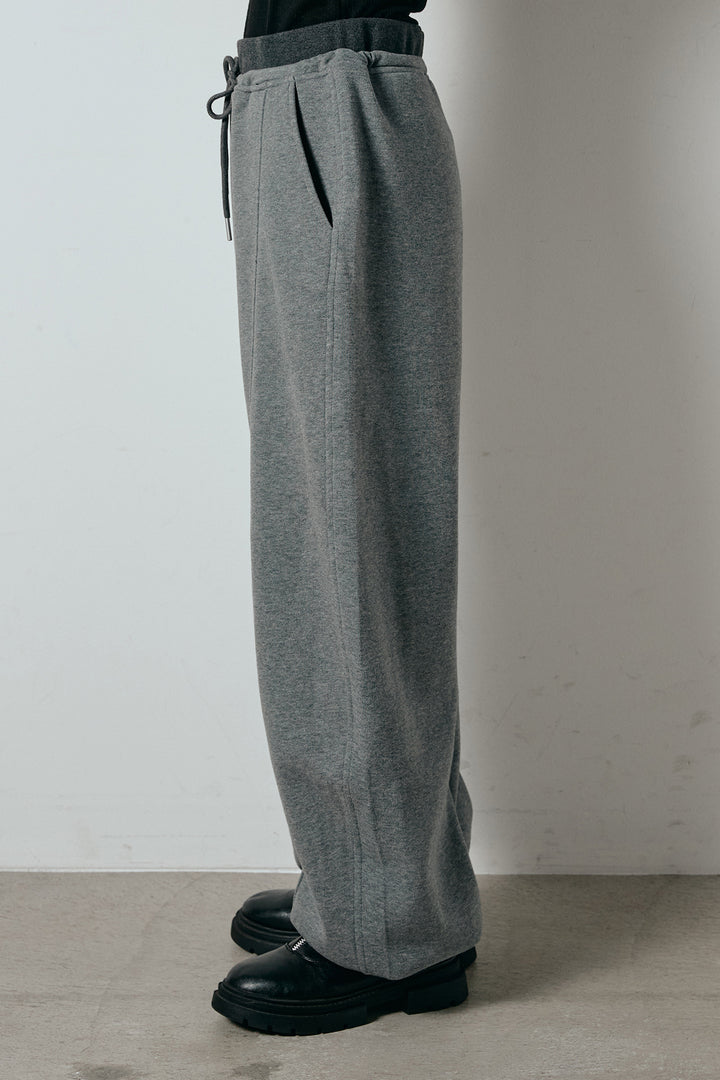 スウェットワイドカーブパンツ