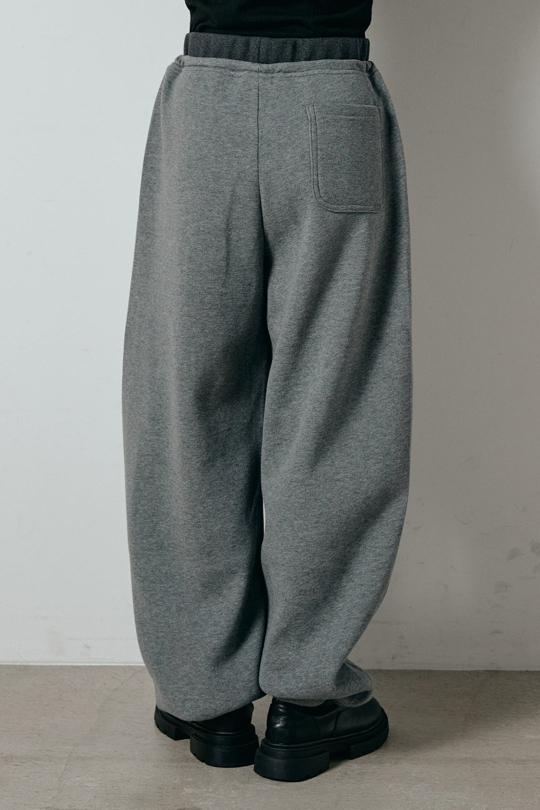 スウェットワイドカーブパンツ