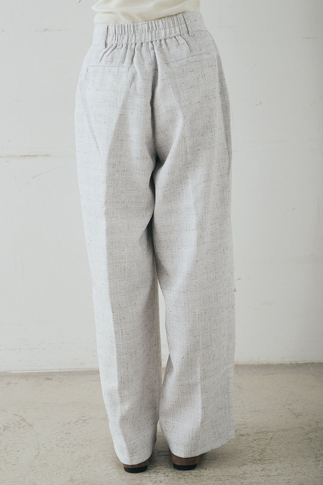 ツイードタックパンツ