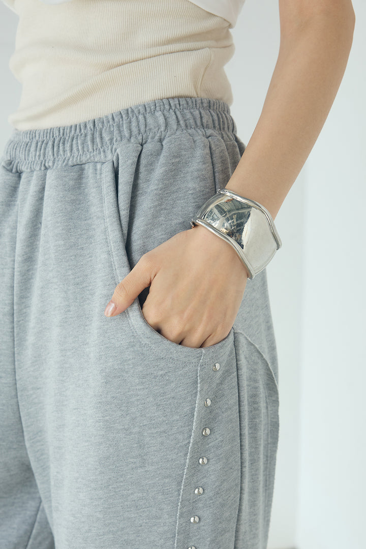 サイドデザイン入りスウェットパンツ