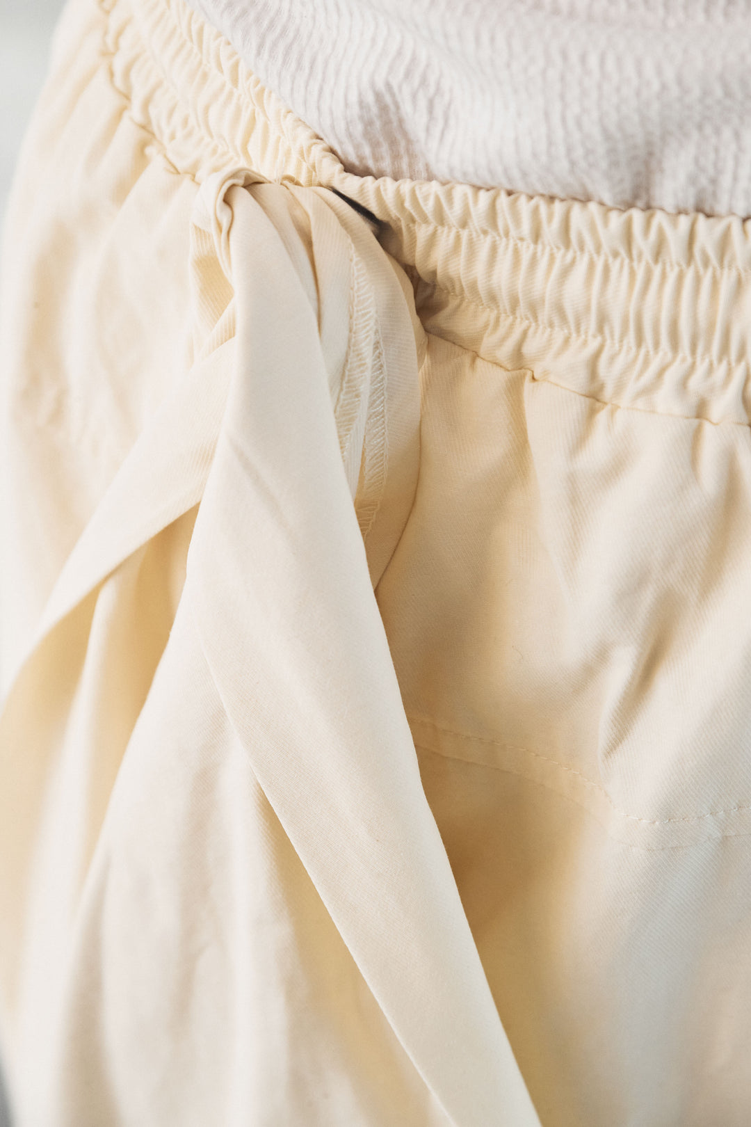 [SET]ヴィンテージグラフィックロンT+合繊ツイルスタンドウエスト巻きジョガーパンツ(2set)