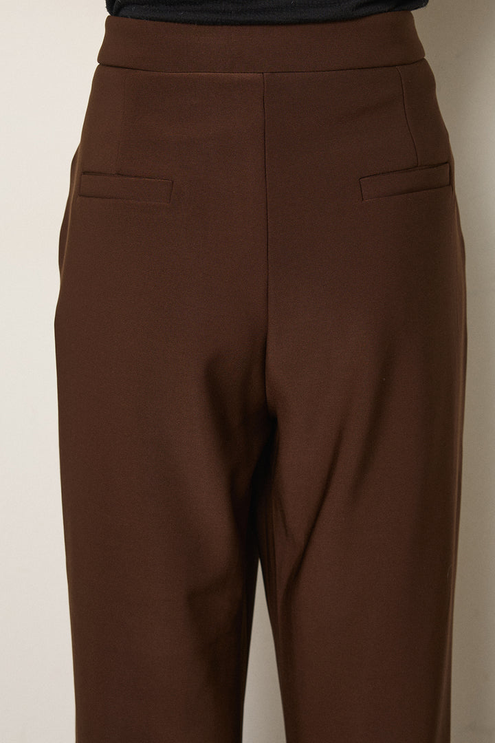 [SET]モノトーンプリントスウェット+レース刺繍レイヤードフレアパンツ(2set)