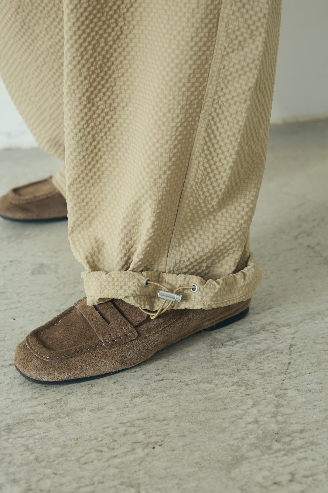 シアサッカーイージーパンツ