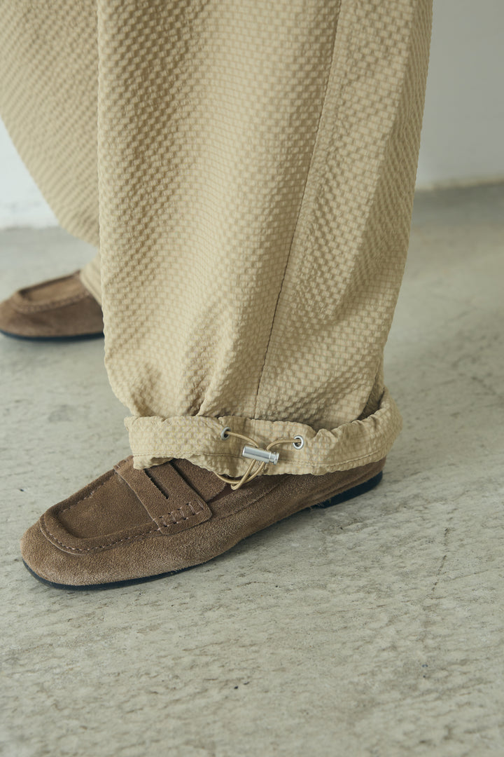 [SET]メッシュ編みビスチェセットVネックプルオーバー+シアサッカーイージーパンツ(2set)