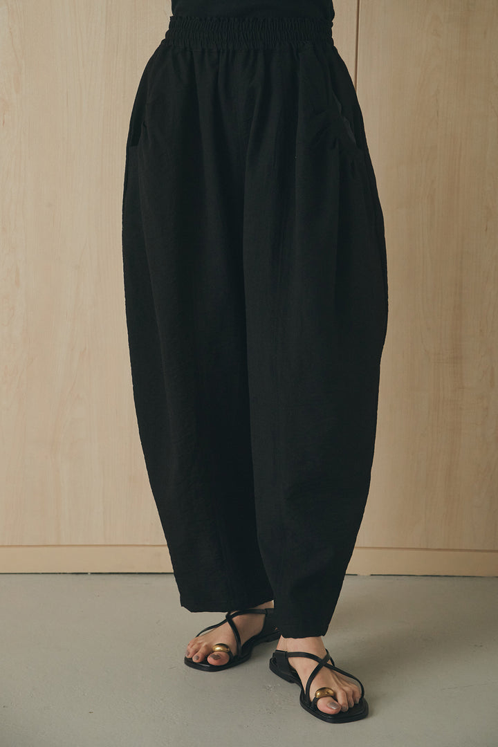 [SET]長袖襟付きレースシャツ+ポケットタックフォルムパンツ(2set)