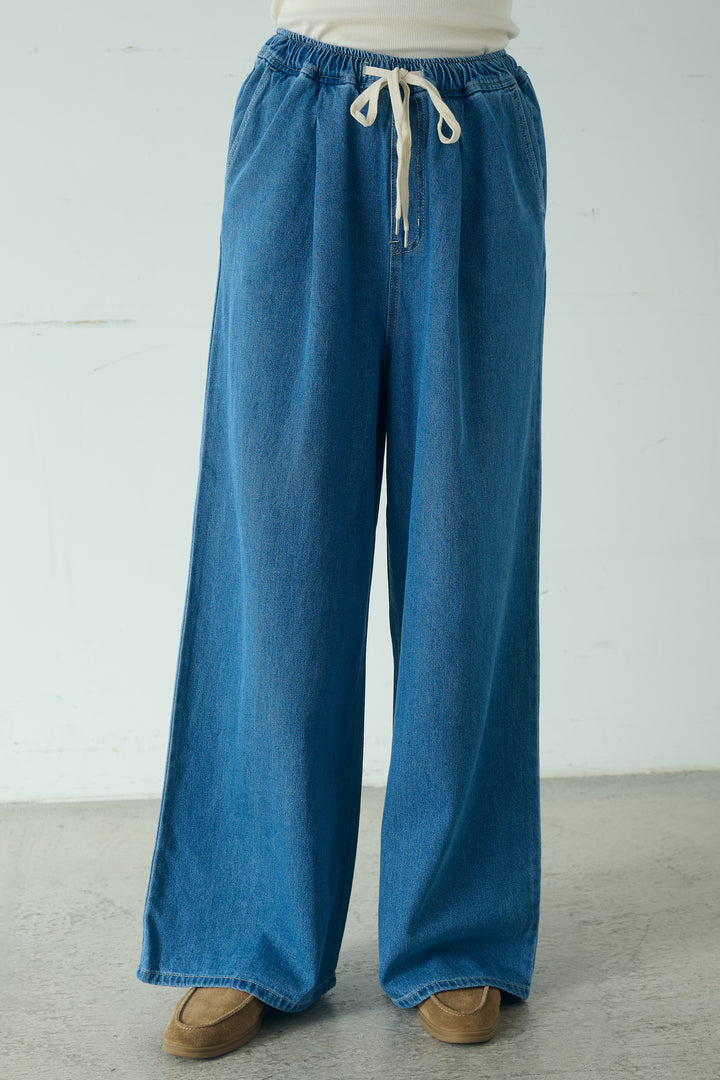 ライトオンスデニムルーズパンツ