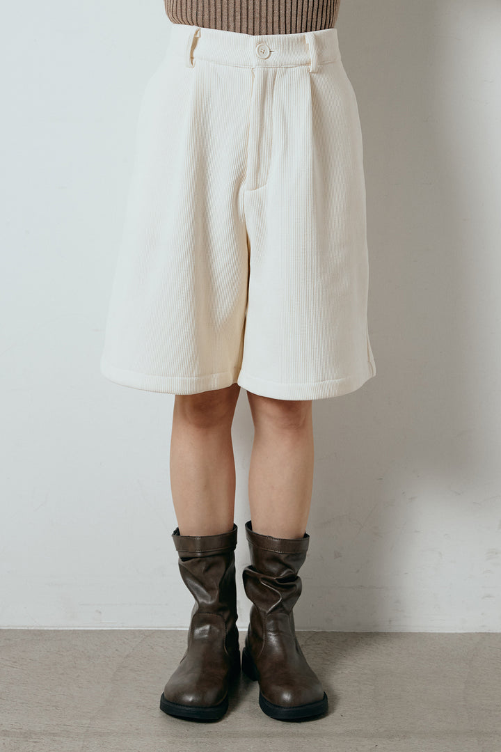 リラックスコーデュロイハーフパンツ