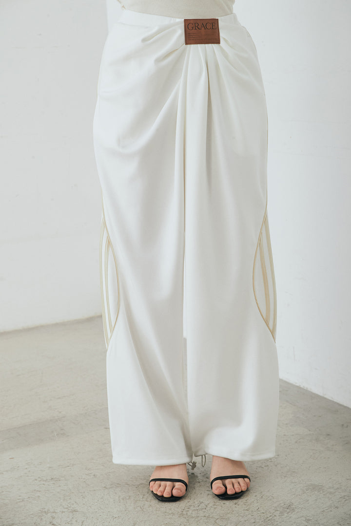 ライトダンボールウェーブラインドレープパンツ