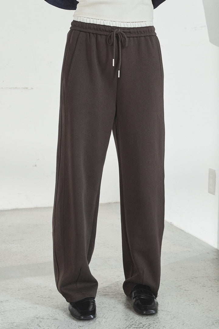 スウェットバレルパンツ