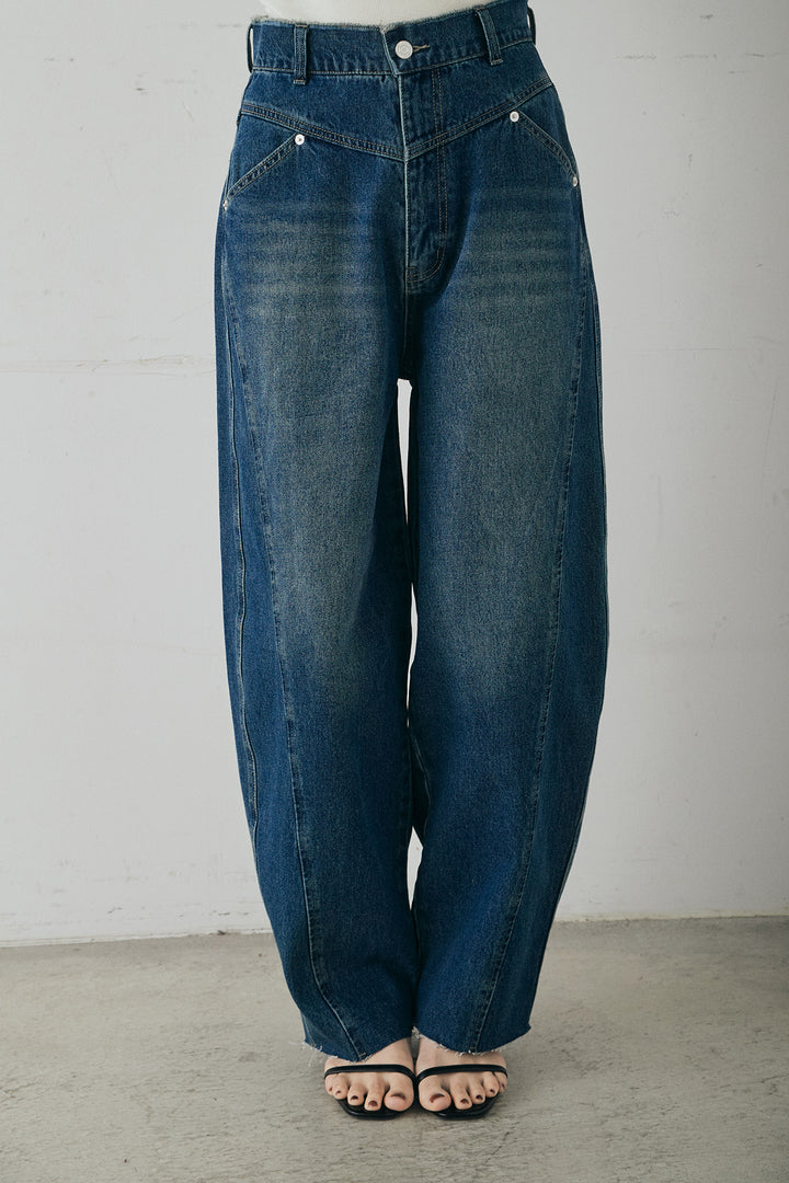 デニムヨークパンツ