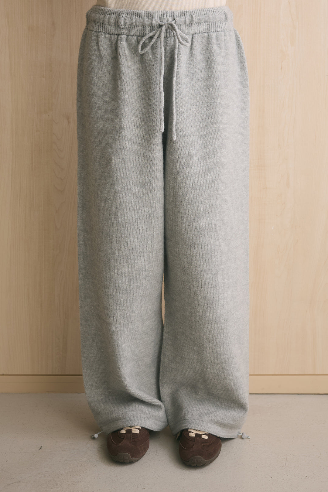 【着回しセット】[SET]ハーフジップニットプルオーバー+ドロストニットワイドパンツ+ハーフジップニットプルオーバー+ドロストニットワイドパンツ(4set)