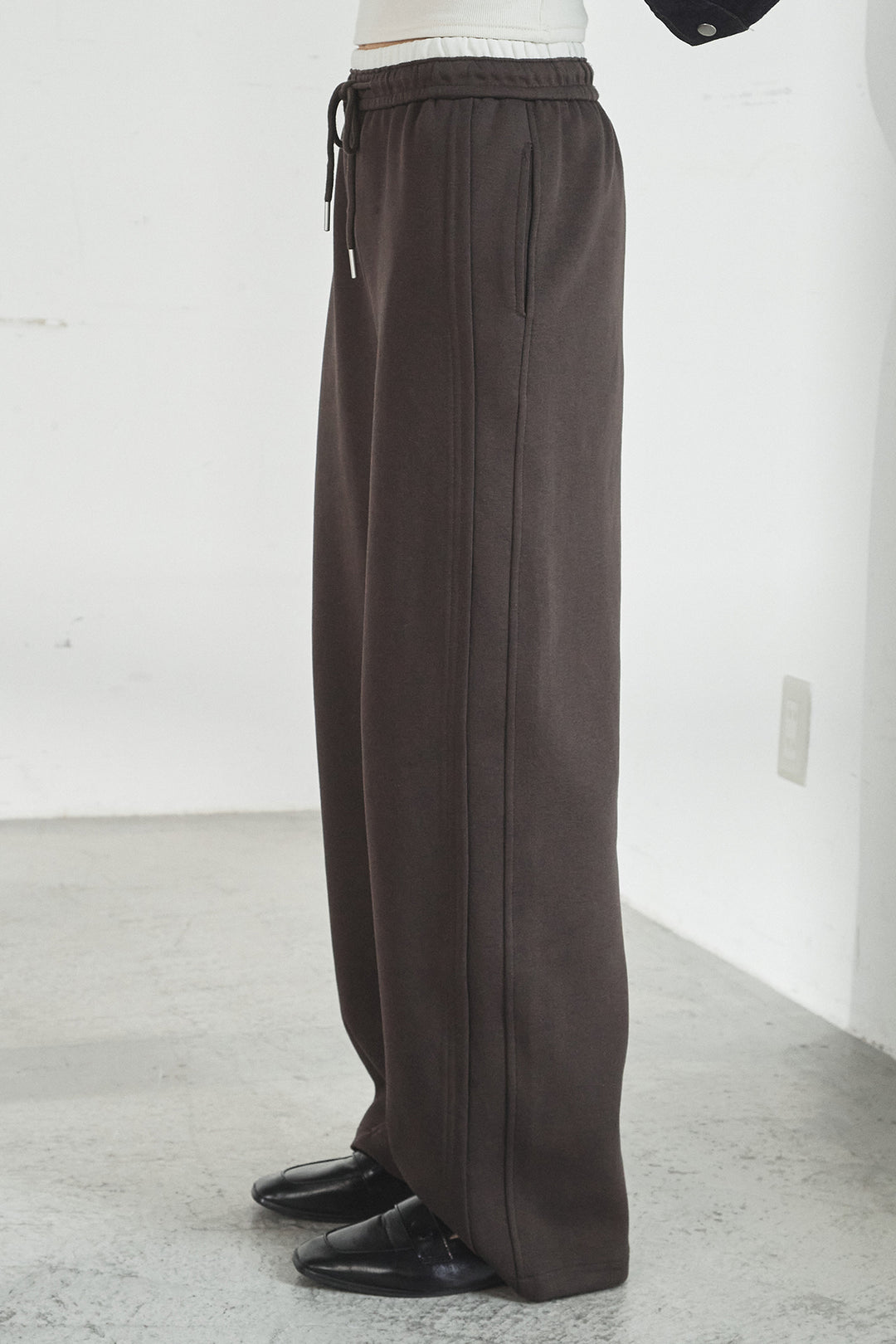 スウェットバレルパンツ