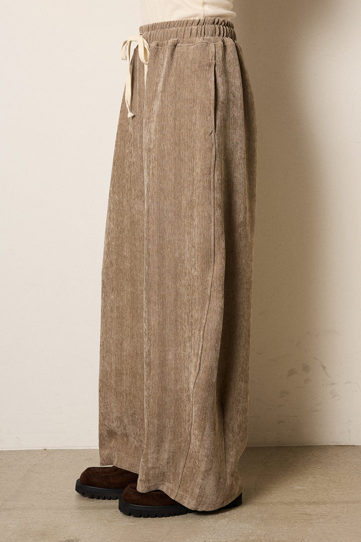 かすれデザインワイドパンツ