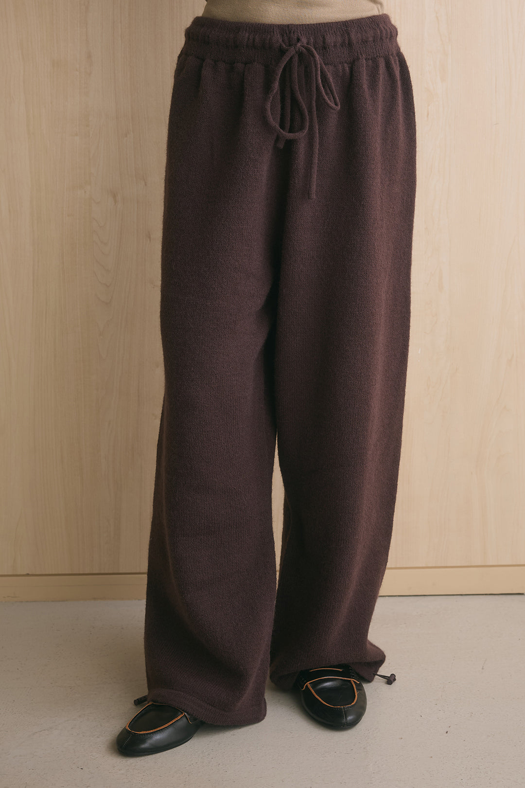 ドロストニットワイドパンツ