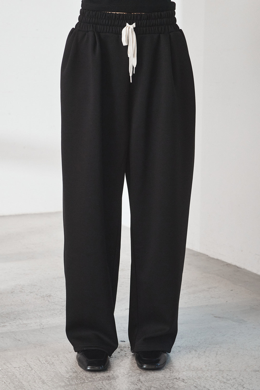 [SET]スウェットドルマンジップフードパーカー+スウェットコクーンイージーパンツ(2set)