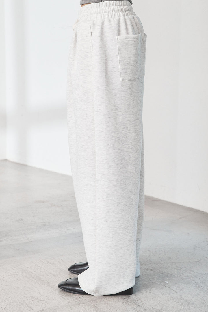 [SET]スウェットドルマンジップフードパーカー+スウェットコクーンイージーパンツ(2set)