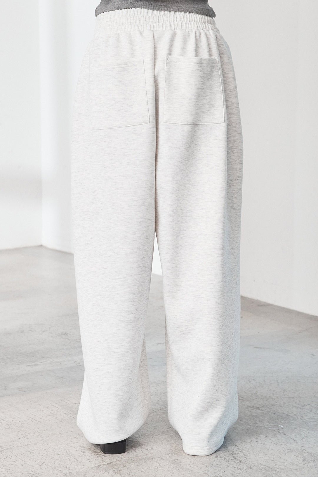 [SET]スウェットドルマンジップフードパーカー+スウェットコクーンイージーパンツ(2set)