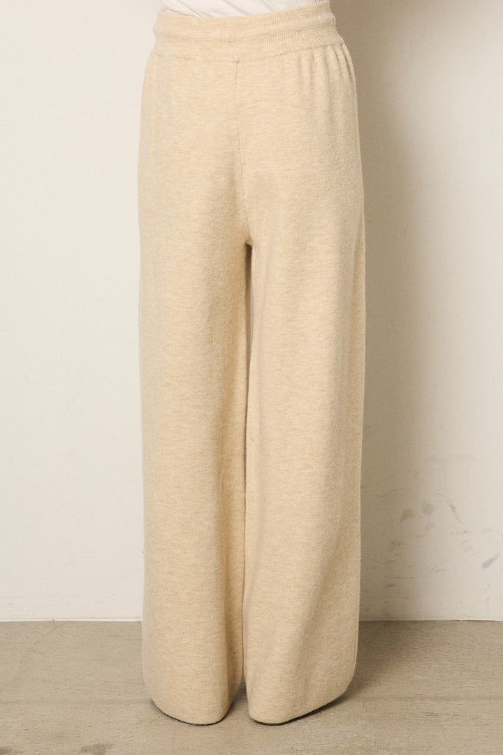 [SET]オンブレーチェックビッグシルエットCPOシャツ+センターラインニットパンツ(2set)