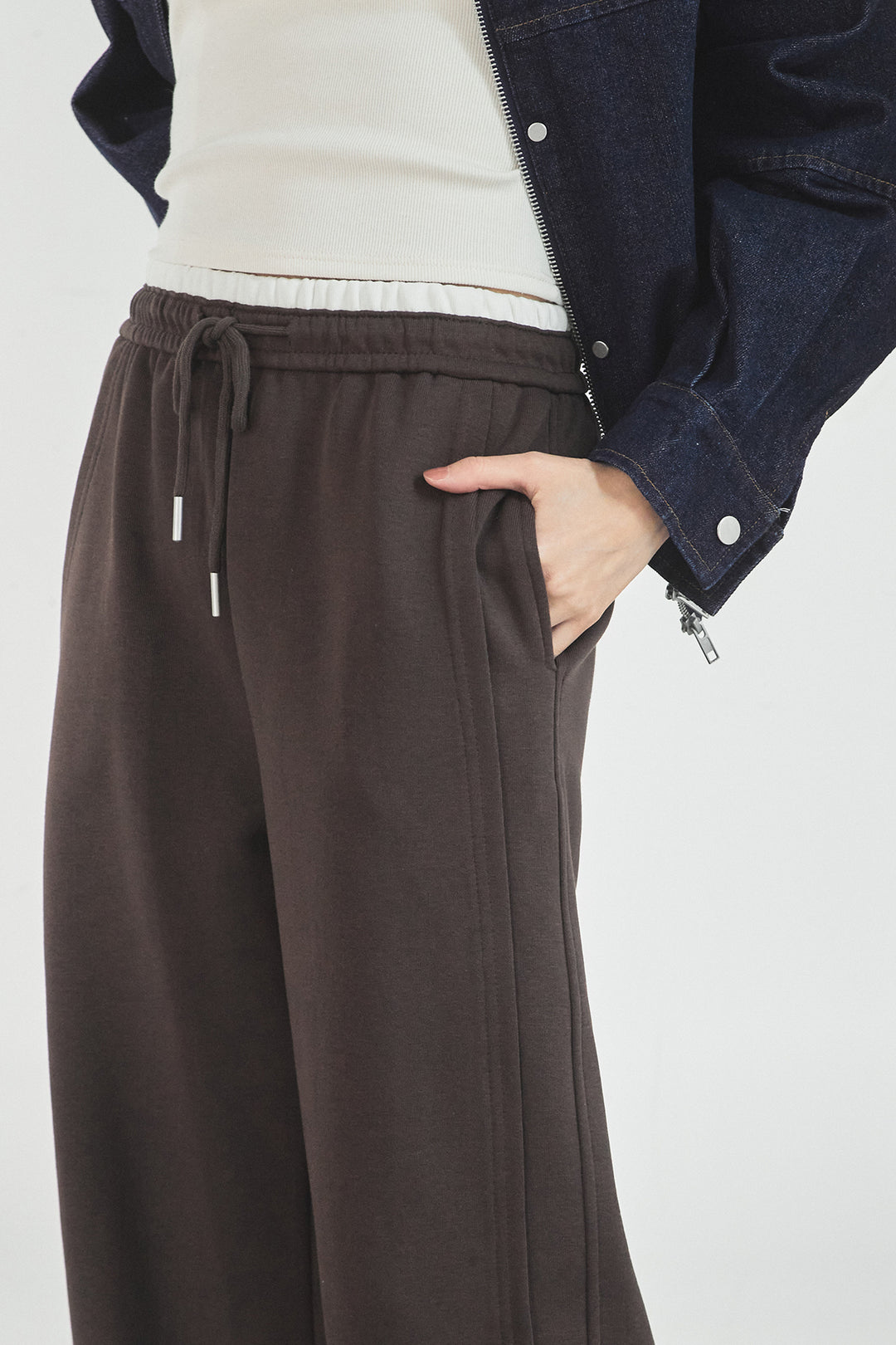 スウェットバレルパンツ