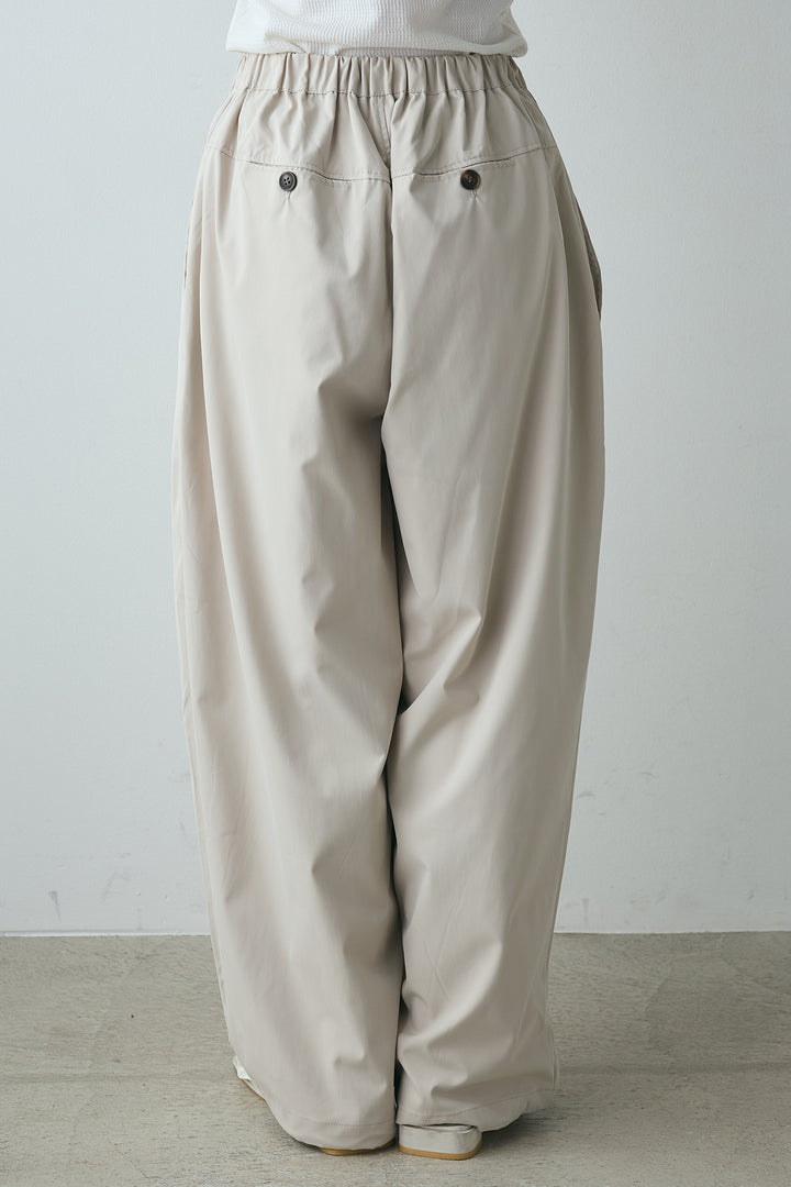 [SET]半袖オープンカラージャガード柄シャツ+タックワイドリラックスパンツ(2set)