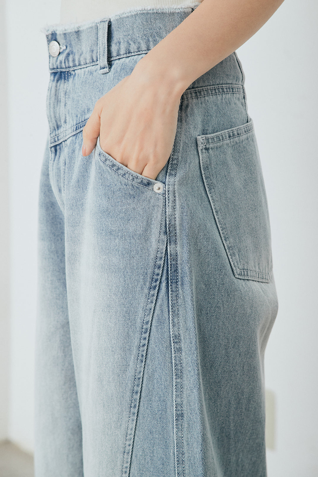 デニムヨークパンツ