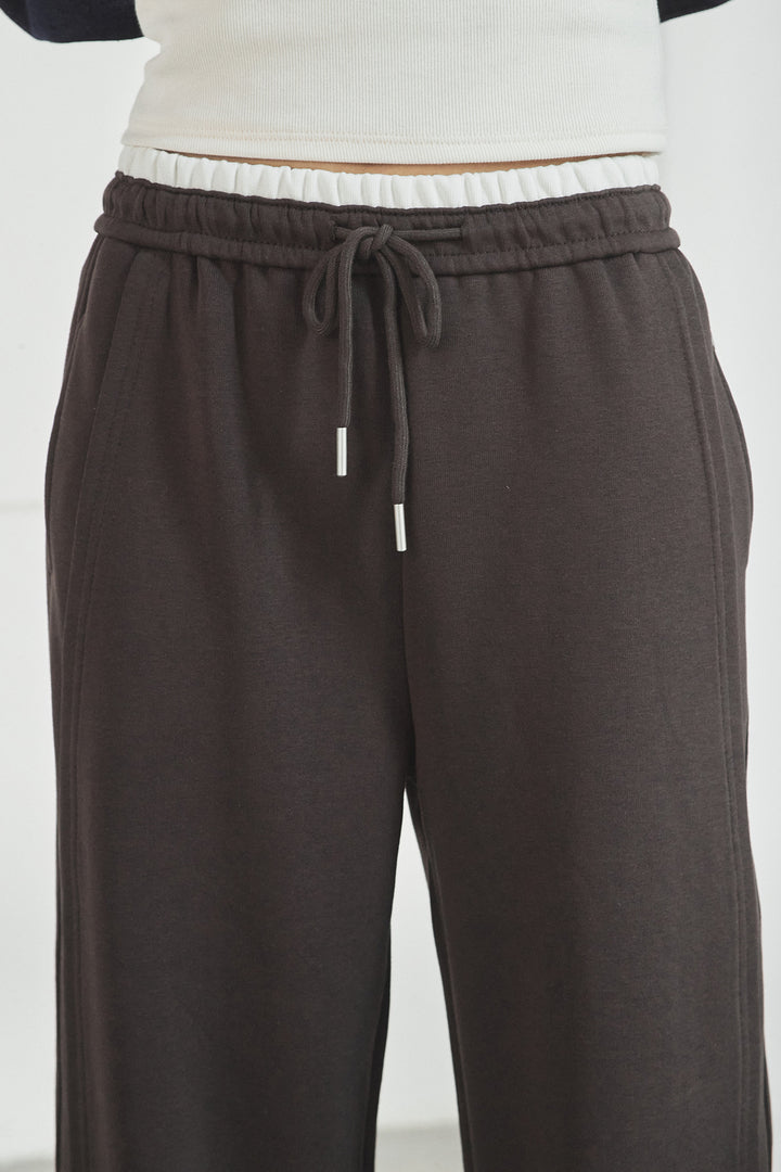 スウェットバレルパンツ