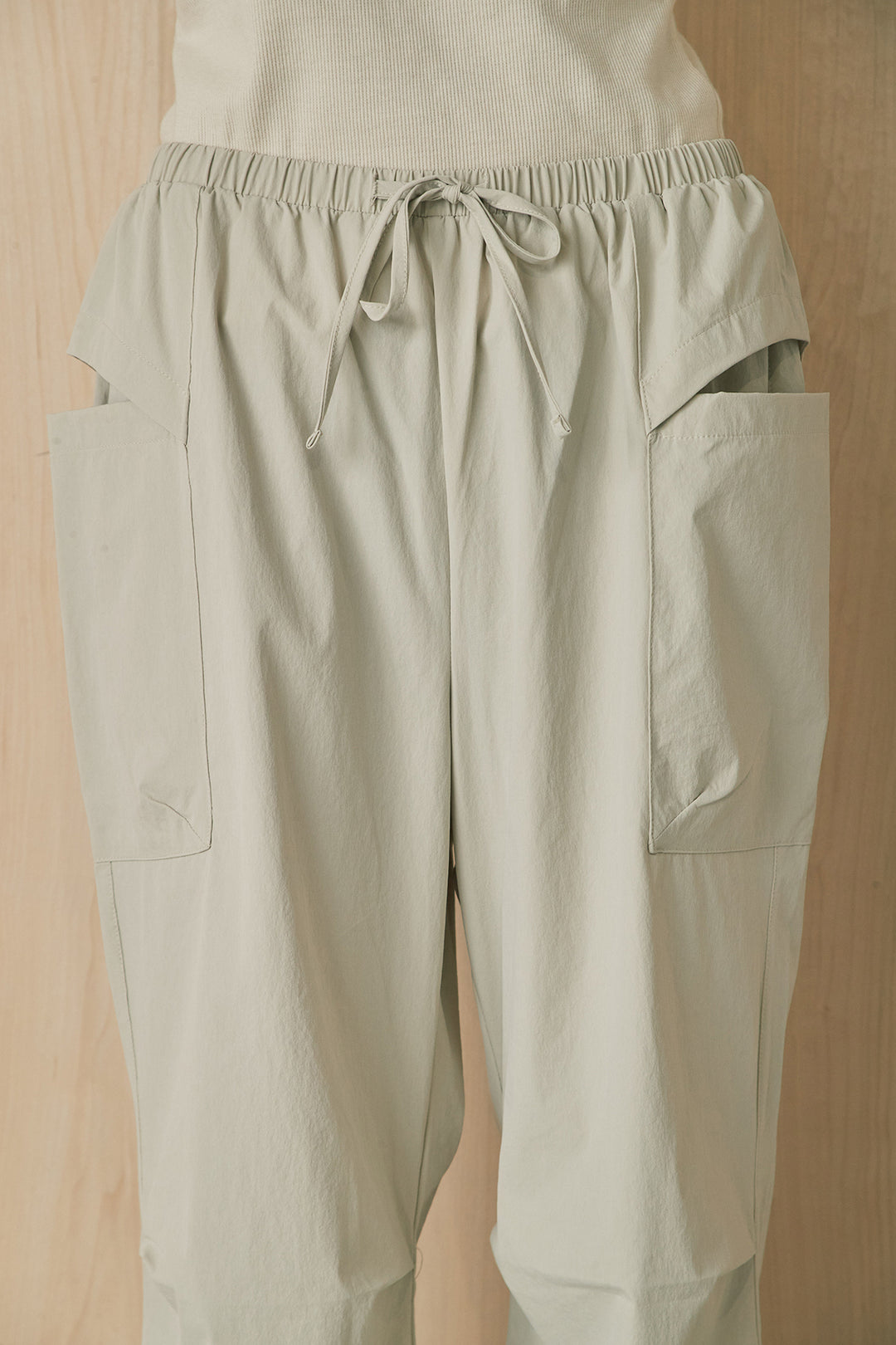 [SET]裾レース付きワイドグラフィックT+カットオフポケット裾ドロストパンツ(2set)