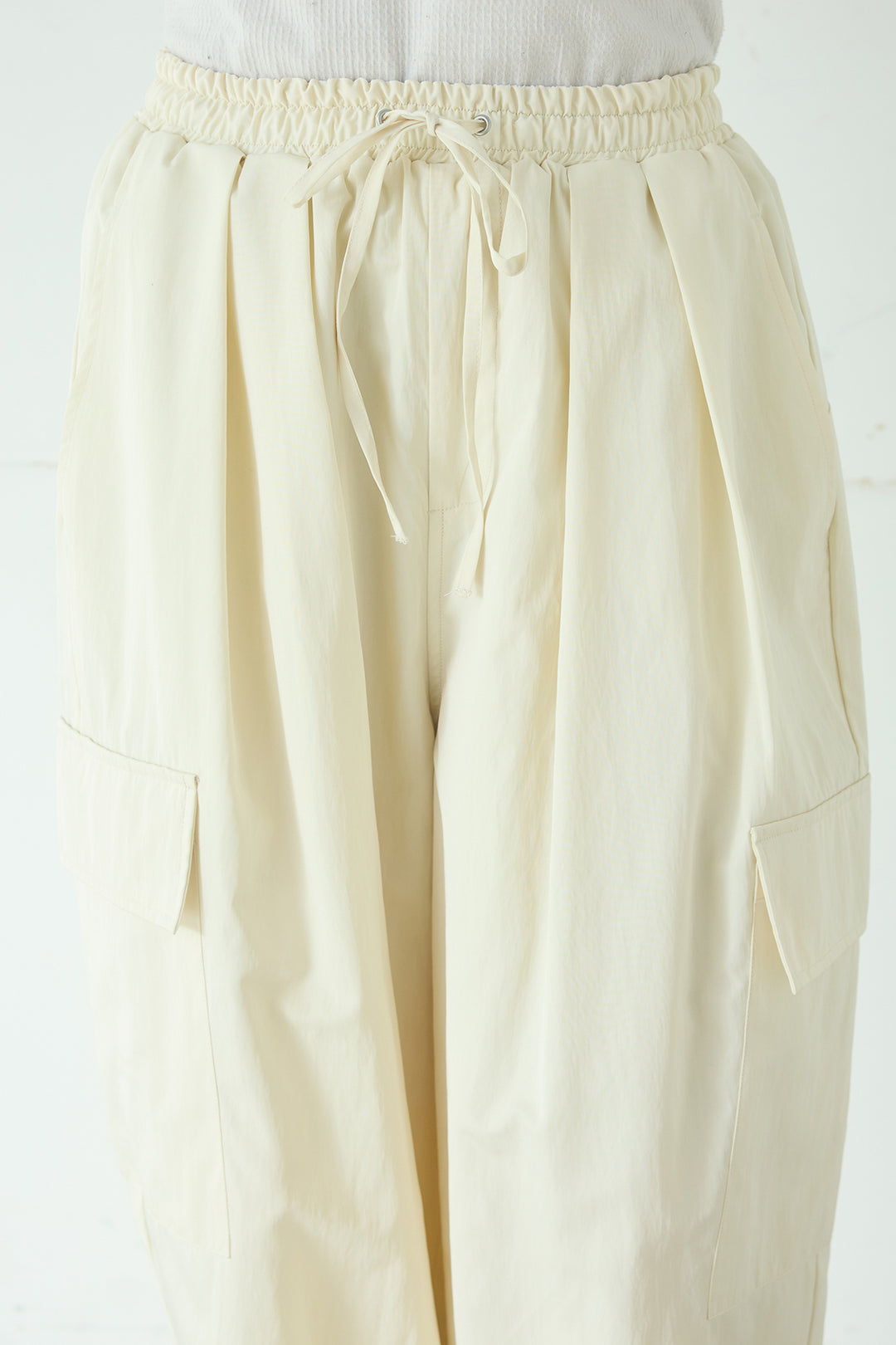 [SET]刺繍シアーテーラードジャケット+撥水フリルビスチェ+撥水ジョガーパンツ(3set)