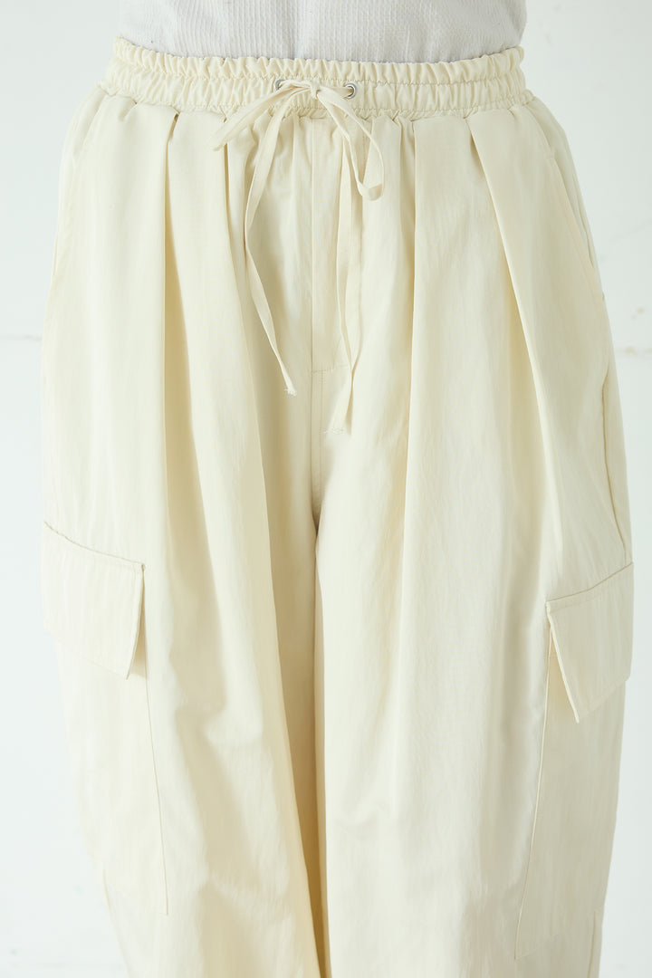 [SET]刺繍シアーテーラードジャケット+撥水フリルビスチェ+撥水ジョガーパンツ(3set)