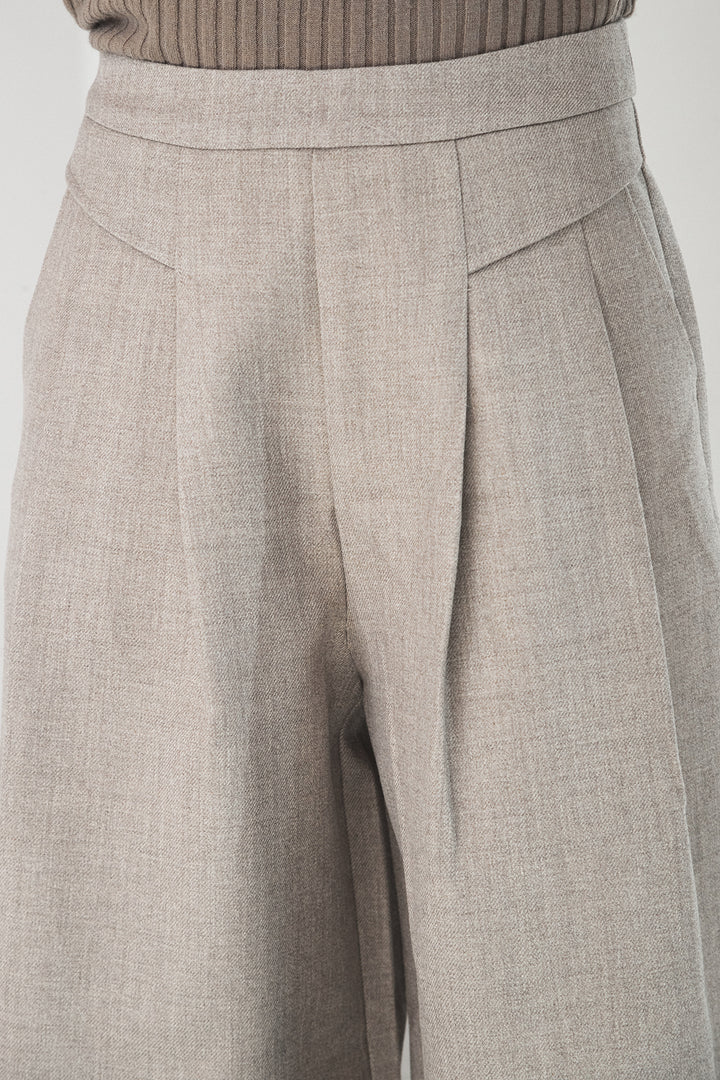 イレギュラータックワイドパンツ