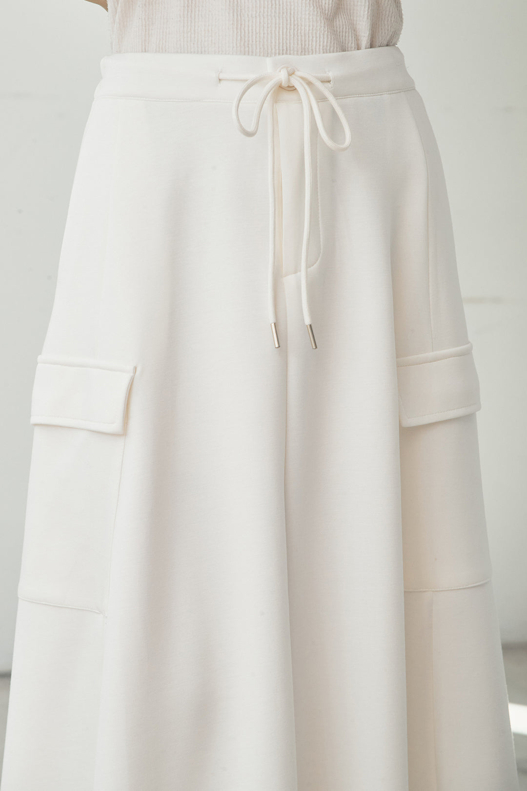 [SET]シアー×ポンチブルゾン+リラックススウェットスカート(2set)