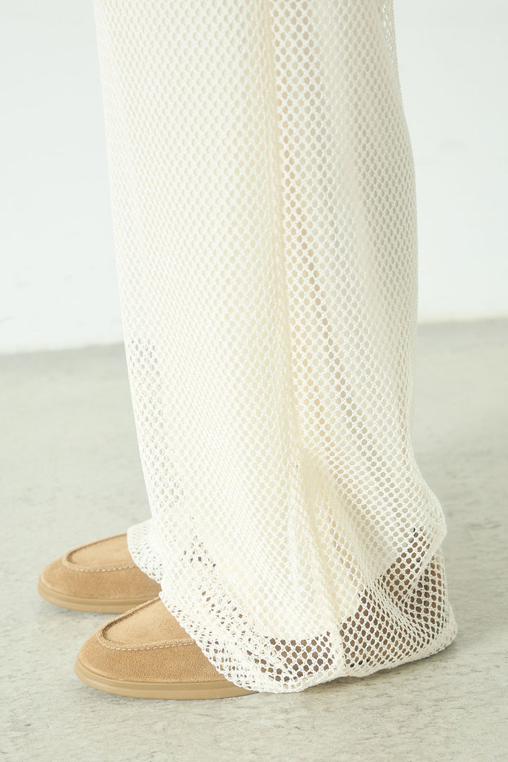 [SET]ビッグカラー2WAYスウェットトップス+メッシュリラックスパンツ(2set)