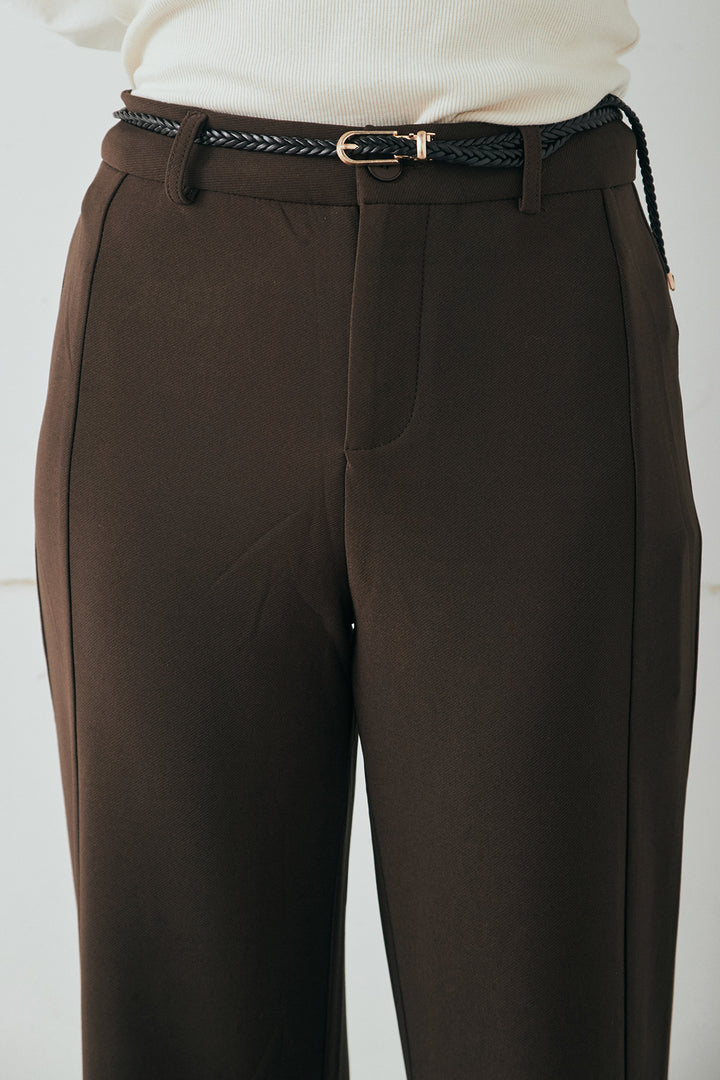 [SET]ナイロンボリュームWジップパーカーブルゾン+サテンレースアシメキャミ+細編みベルト付きパンツ+サテンレースアシメキャミ(3set)