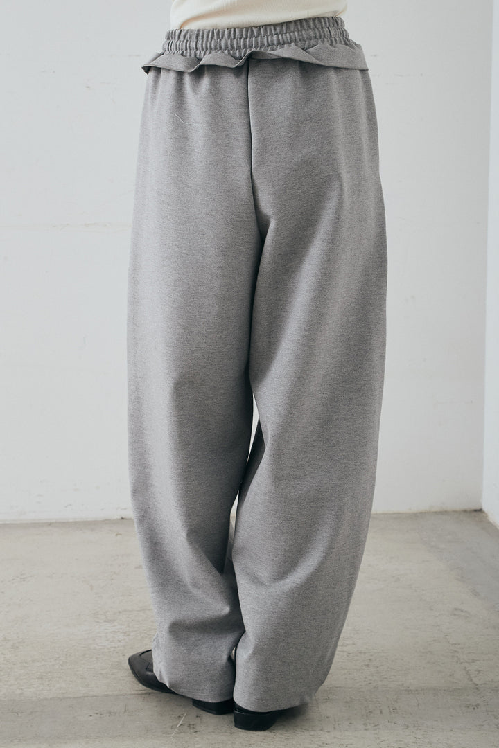 [SET]モコレースVネックカーディガン+カットダンボールウエストフリルカーブパンツ(2set)