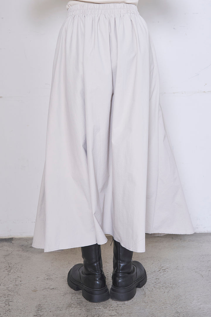 [SET]ネップメッシュポロ襟カーディガン+ラップレイヤードアシンメトリーデザインスカート(2set)