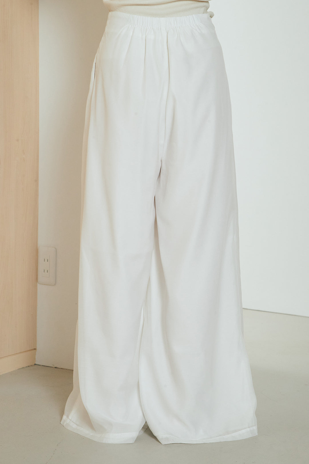 [SET]クロシェレースハーフスリーブシャツ+ダブルボタンワイドパンツ(2set)