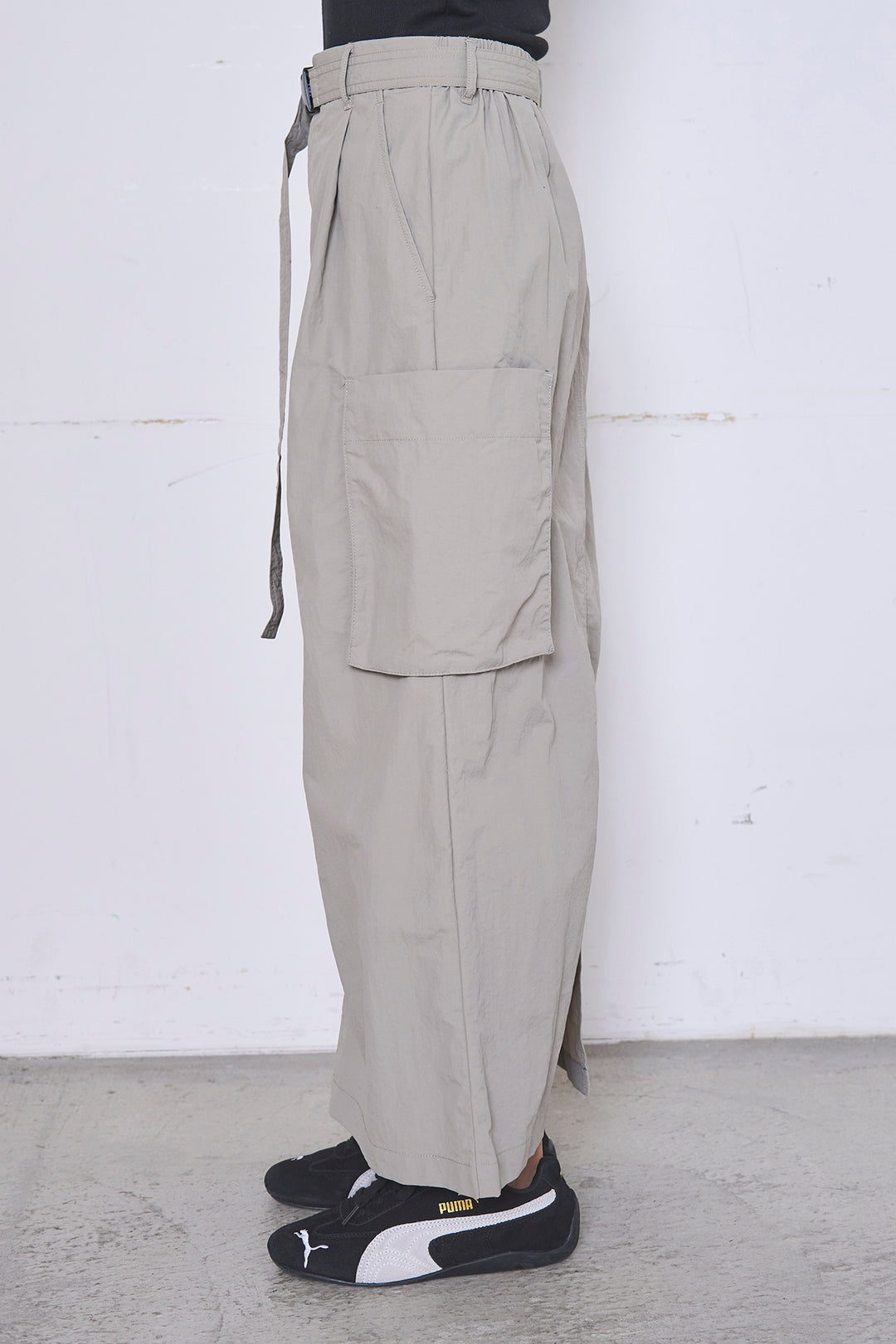 撥水加工ナイロンスカート