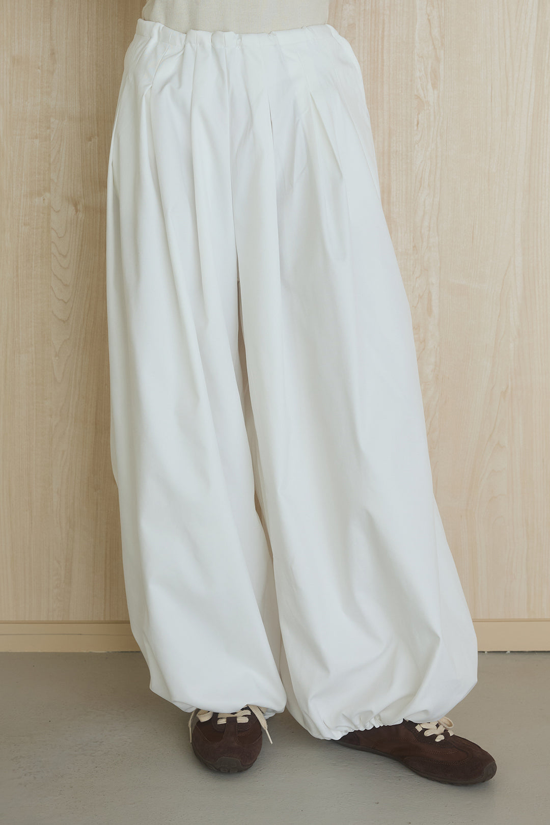 [SET]ビッグポケットシャツ+裾絞りワイドパンツ(2set)